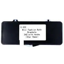 Dental orthodontic cartoon mental bracket mini roth slot 022 345 hook star shape