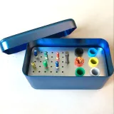 Dental 36 holes disinfection box for endo files and Gutta Percha Points autoclav