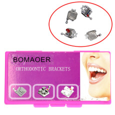 1 box Dental Orthodontics Roth Bracket Brace 0.022  345Hooks Self-Ligating