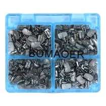 200pcs/box dental orthodontic tube Roth bonding non-convertible single 0.022 1G