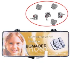Dental orthodontic cartoon mental bracket mini roth 022 345 hook heart shape