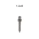 Dental Self Drilling Micro Implants Screw Thread Titanium Alloy 1.6*8mm