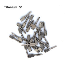 30pcs Dental endodontic material bulk sale pure TITANIUM SCREW POST size S1
