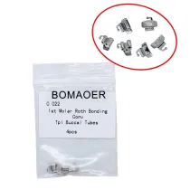 10X Dental orthodontic 0.022 roth bonding convertible triple buccal tube U/3 L/2