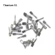30pcs size bulk sale S2 Dental endodontic material pure TITANIUM SCREW POST