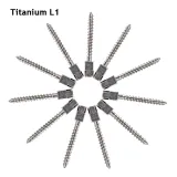 30pcs Dental endodontic material bulk sale PURE TITANIUM SCREW POST size L1