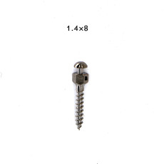 Dental Self Drilling Micro Implants Screw Thread Titanium Alloy 1.4*8mm