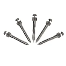 5 pcs Dental Self Drilling Micro Implants Screw Thread Titanium Alloy 1.6*12mm