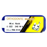 20 kits dental orthodontic mental bracket brace mini roth slot 022 345 with hook