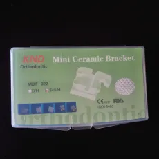 Dental orthodontic ceramic bracket brace mesh base mini MBT slot 022 345 hooks