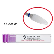 Bullet shape Zirconium Oxide Diamond Polisher For Slow Speed Micro Motor M