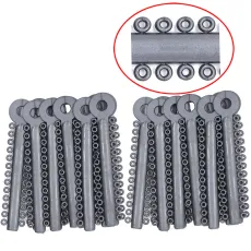 One pack Dental orthodontic ligature tie gray color 1024 pcs/pack