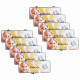 10kits Dental orthodontic MIM mental bracket brace 0.022 mini roth slot 345 hook