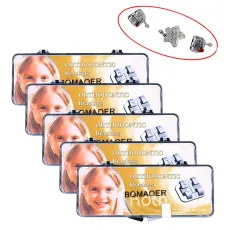 Dental 5 box orthodontic cartoon bracket mini roth slot 022 345 hook star shape