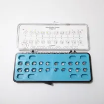 Dental 5 kits orthodontic mental bracket brace 0.022 MIM mini roth slot 345 hook