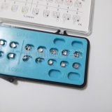 Dental 5 kits orthodontic mental bracket brace 0.022 MIM mini roth slot 345 hook