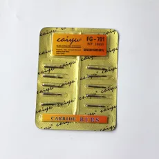 1 pack Dental high speed handpiece Tungsten Steel Carbide Burs FG-701 10pcs/pack