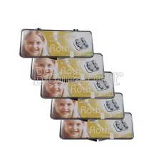 Dental 5 kits orthodontic mental bracket brace 0.022 MIM mini roth slot 345 hook