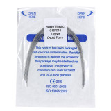 Dental 50 packs orthodontic super elastic NI-TI arch rectangular wire oval form