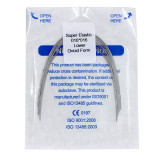 Dental 50 packs orthodontic super elastic NI-TI arch rectangular wire oval form
