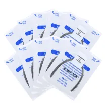 20 PACKS Dental orthodontic thermal activated round niti arch wires Ovoid Form