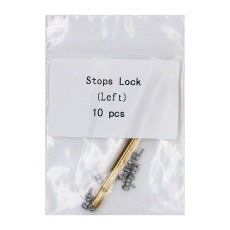 Dental orthodontic removable crimpable hook stop locks left 10pc/pack with tool