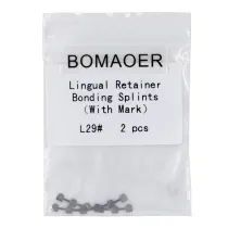 10 packs Dental orthodontic lingual Retainer Bonding splints with mark L29#