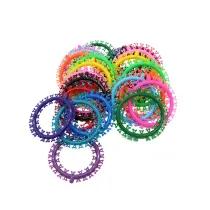 3 packs Dental orthodontic cartoon ligature ties 1000pcs/pack flower micky kitty
