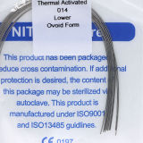10 pack Dental orthodontic 014 Lower thermal activated niti arch wires oval form