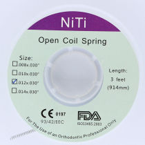 10 rolls CE FAD Dental orthodontic niti open coil spring size 0.012*0.030
