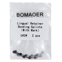10 packs Dental orthodontic U42# lingual retainer bonding splints with mark