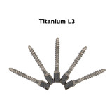 30pcs Dental endodontic material bulk sale pure TITANIUM SCREW POST size L3