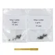 Dental orthodontic removable crimpable hook stop locks left + right with tool