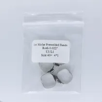 1 pack Dental orthodontic 1st molar prewelded band roth 022  U1/L1 size 40+ 4*1