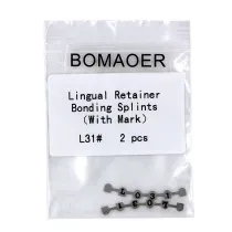 10 packs Dental orthodontic lingual retainer bonding splints with mark L31#