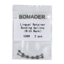 5 packs Dental orthodontic L38# lingual retainer bonding splints with mark