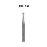 50pcs FG 5 Dental bur Tungsten steel bur carbide For high speed handpiece