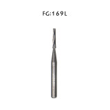 50 pcs Dental bur Carbide Burs FG169L Friction Grip F high speed handpiece