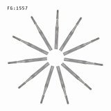50PCS dental bur Metal Cutting Carbide FG Shank FG1557