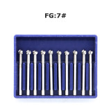 20pcs FG7 Dental bur Tungsten steel bur carbide For high speed handpiece FG7
