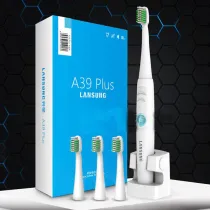 Electric Rechargeable Ultrasonic Rotating Toothbrush With 3 Heads 220v