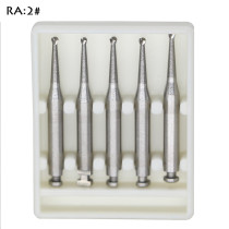 10 PCS Dental bur Latch Carbide Burs RA2 for Low Speed Handpieces