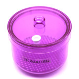 1pc Dental plastic Disinfection box Soak Disinfection Cup Red color