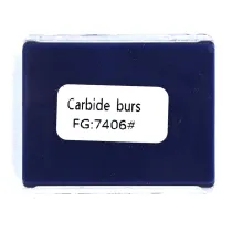 100 PCS Dental bur 12 BLADE TRIMMING & FINISHING CARBIDE 7406