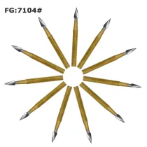 50 PCS Dental bur 12 BLADE TRIMMING & FINISHING CARBIDE 7104