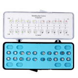 20/BOX Dental orthodontic cartoon bracket mini roth 022 345 hook Plum flow shape