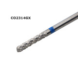 10PCS Tungsten Steel carbide burs Dental Lab Equipment C02314GX For 2.35mm motor