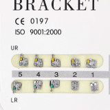 Dental 1 kit Orthodontic Mental Bracket Brace Mini MBT 018 345hooks 20pcs/set