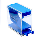 1pcs/box Dental Dispenser Holder Dental Cotton Roll Press 6 colors Blue