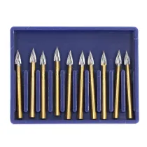 10 PCS Dental bur 12 BLADE TRIMMING & FINISHING CARBIDE 7106